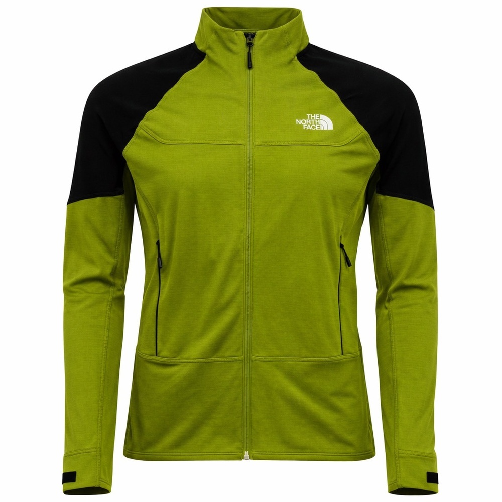 The North Face Bolt Polartec Jacket Green Black Mens M NWOT